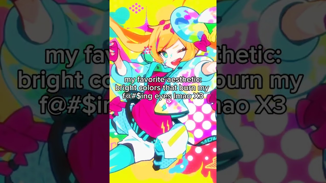 PRETTY COLORS AND HALF TONE DOTS IS MY BRAIN ROT