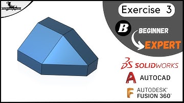 Exercise 3 | Beginner to Expert | Fusion 360 | AutoCAD  | SolidWorks | #halloweenswain#fusion360#3d