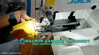 Jack button attaching machine computerise demo Model #JK1903G #nayakji #nagpurgarmentmachinery
