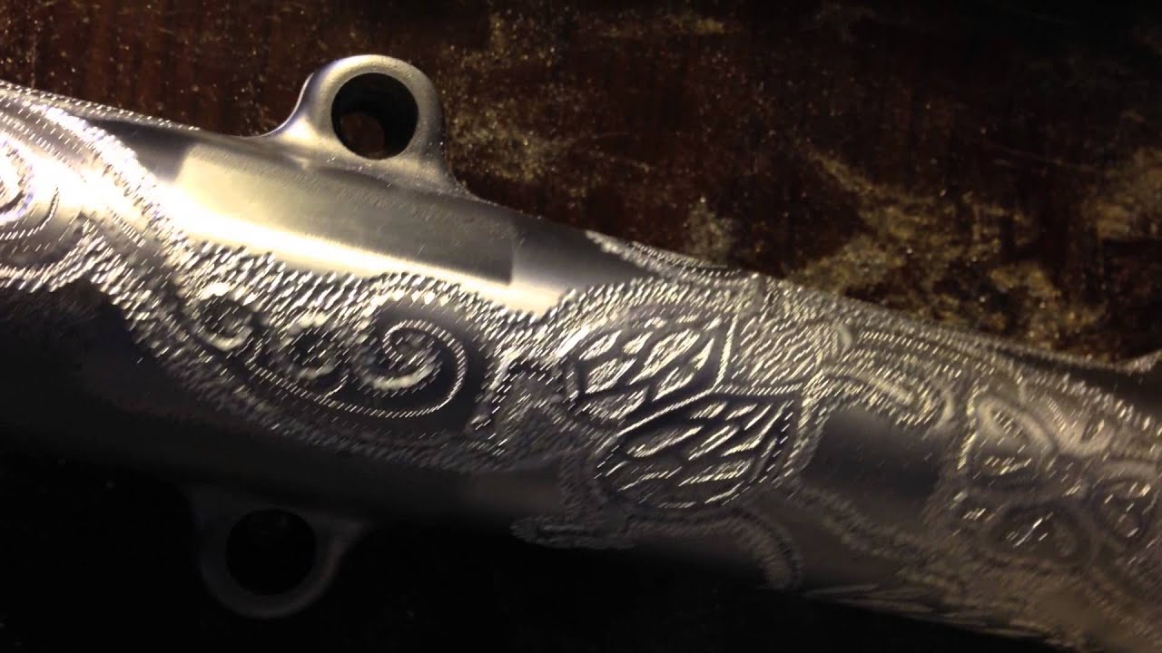 Engraved Motorcycle Forks YouTube