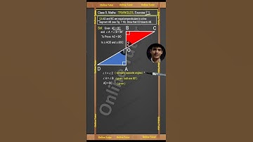 Q3 Ex 7.1, class 9 Math, triangles.