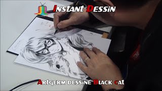 Instant Dessin Artgerm Dessine Black Cat
