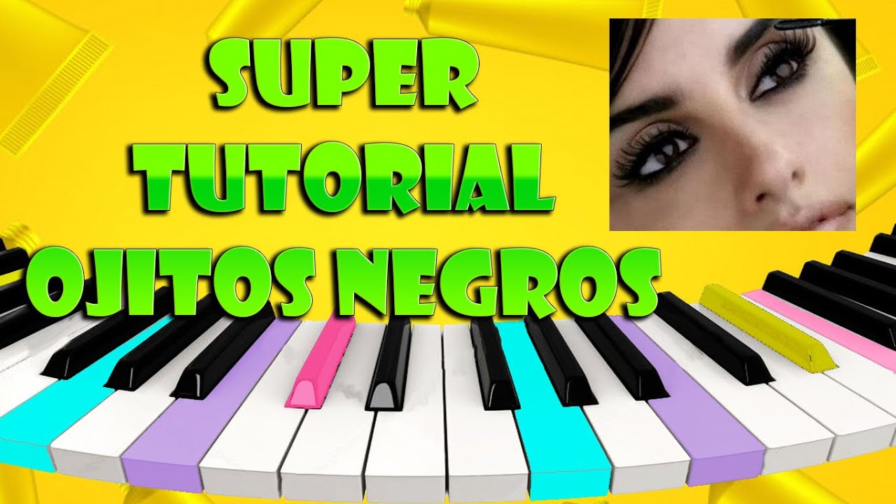 tutorial ojitos negros cumbia ecuatoriana