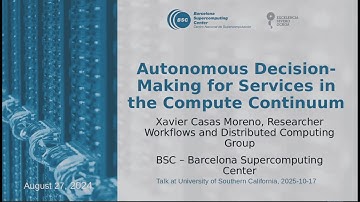 Xavier Casas Moreno: Autonomous Decision-Making for Services in the Compute Continuum