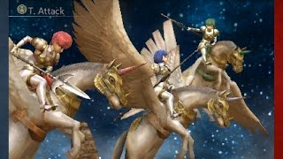 Fire Emblem Echoes Another Hero-King - The Pegasus Sisters Triangle Attack