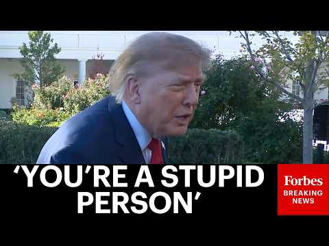 BREAKING NEWS: President Trump Viciously Clashes With Reporters In White House Gaggle