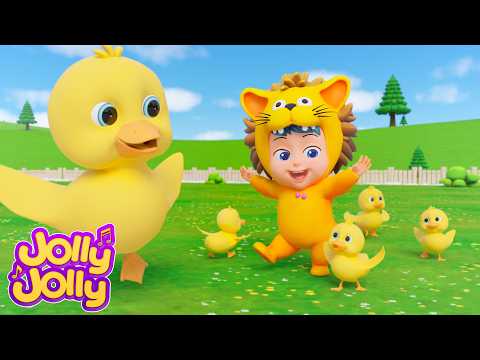 Patinhos perdidos 🦆 | Músicas sobre animais | Jolly Jolly - Músicas Infantis em Português
