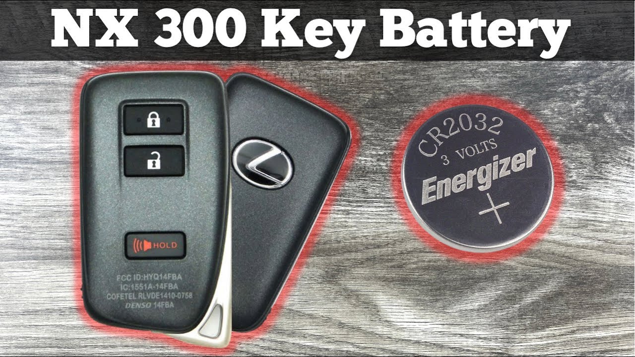 2015 - 2020 Lexus NX 300 Remote Fob Key Battery Change - How To