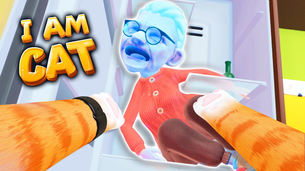 おばあちゃんを冷蔵庫に入れて証拠隠滅するヤバい猫 - I Am Cat