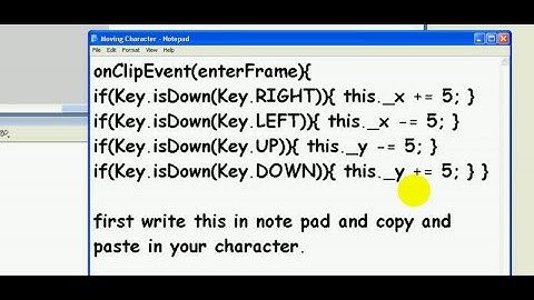 flash Rpg-Movement Tutorial easy