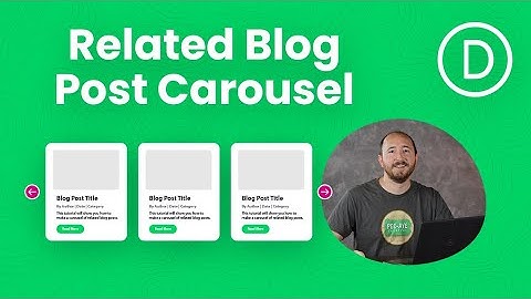 How To Display A Carousel Of Related Divi Blog Posts