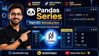 #pandas   Series Tutorial for Beginners | Part 01: Introduction to Pandas | Data Science with Python