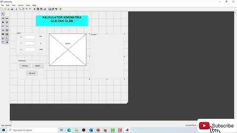 GUI Kalkulator Kinematika Berbasis Matlab | GLB dan GLBB | Menggunakan Tools Push Button