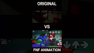 Original VS fnf Animation | in Garden of BanBan + Fnf Mod Comparison