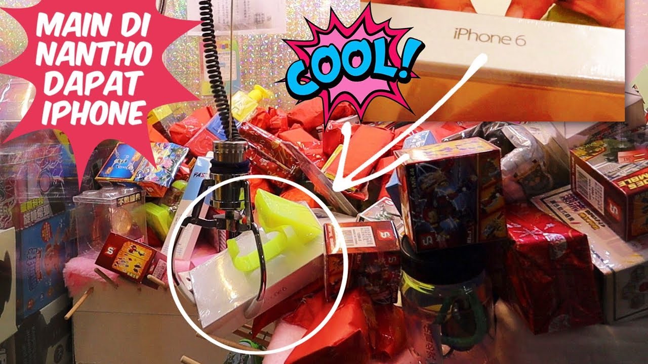 MAIN DI NANTHO DAPAT iPHONE ! CLAW MACHINE | 夾娃娃
