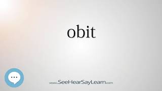 obit - Smart & Obscure English Words Defined 👁️🔊🗣🧠✅