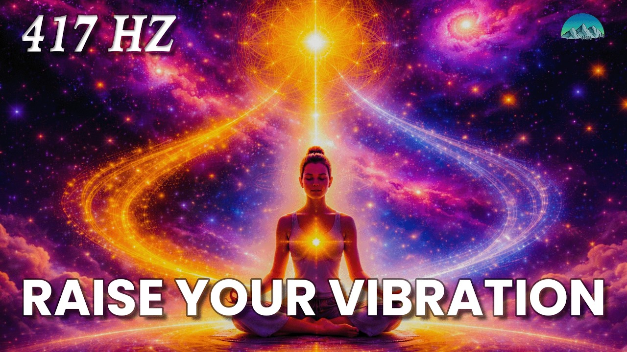 417 Hz Raise Your Vibration, Remove Subconscious Negativity, Theta Binaural Beats, Spiritual Healing