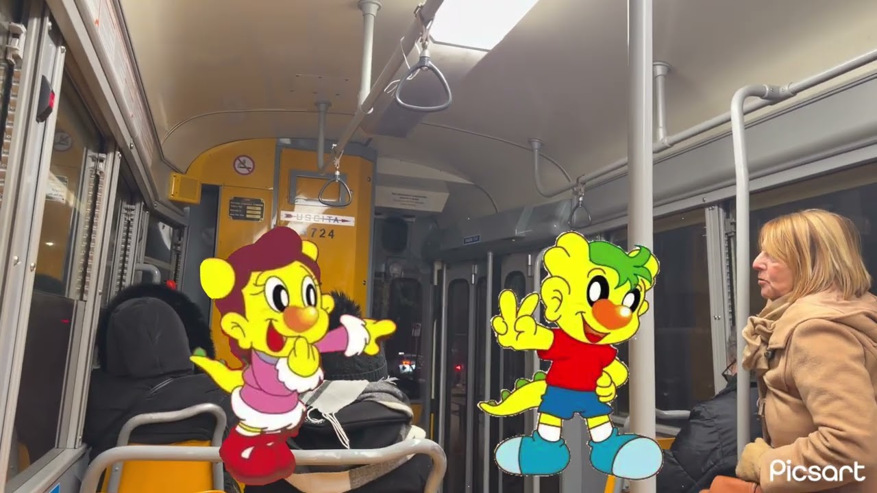 Chevady And Dommie Rides The Milan Tram 