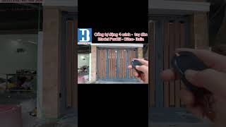 Cổng tự động 4 cánh.  Model PWR25 - Ditec- Italia #hangcongcuatudong #boloc24h #xuhuong #virall