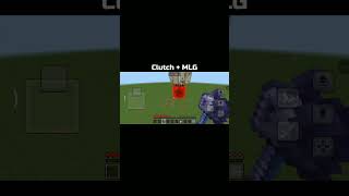 Minecraft Clutch + MLG #minecraft #clutch #mlg
