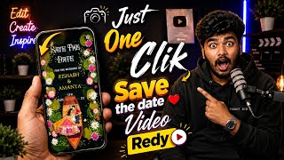 New Style save The Date Invitation Video Editing|Ai Wedding Invitations Video Editing|Sandyeditz 