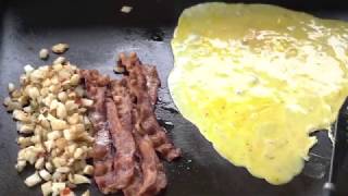 Cooking Breakfast on Sams Club Griddle 36 Hard Cover Storage Lid