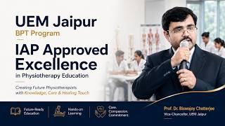 UEM, Jaipur offers a comprehensive Bachelor of Physiotherapy (BPT) programme