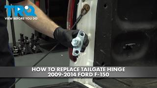 How to Replace Tailgate Hinges 2009-2014 Ford F-150