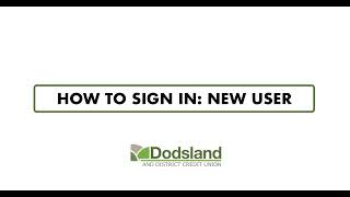 How To: Sign in as a New User