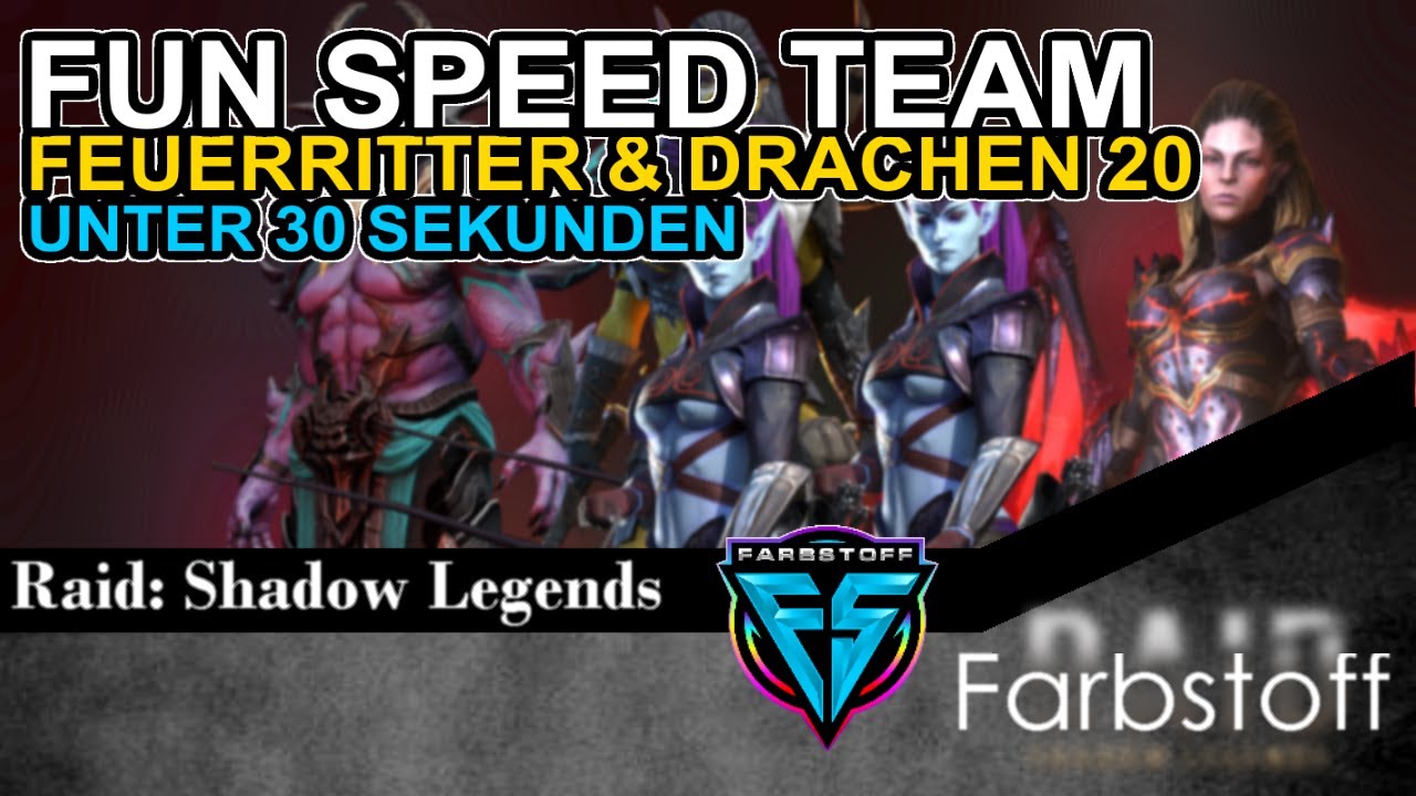 Raid: Shadow Legends - Fun Speed Teams ohne Gift - Die sind echt schnell :)  - YouTube