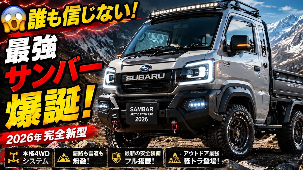 🚨【All-New】The 2026 Subaru Sambar Evolves Beyond Imagination! A