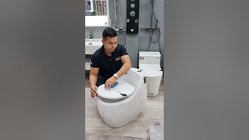 😀 Bồn cầu mẫu trứng phiên bản mới, xả xoáy 360 độ, men sứ chống bám dễ vệ sinh #kazer #sinlee