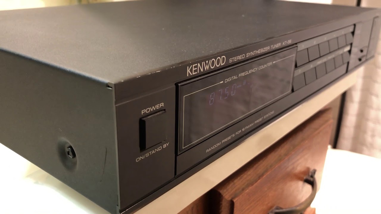 KENWOOD KT56 Vintage Stereo AM/FM Stereo Tuner YouTube