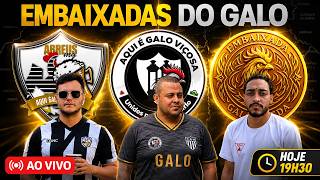 NOVAS EMBAIXADAS DO GALO: ABREUS, VIÇOSA E MOEDA AO VIVO! RESENHA RAIZ DA MASSA NO INTERIOR! 🐔🔥