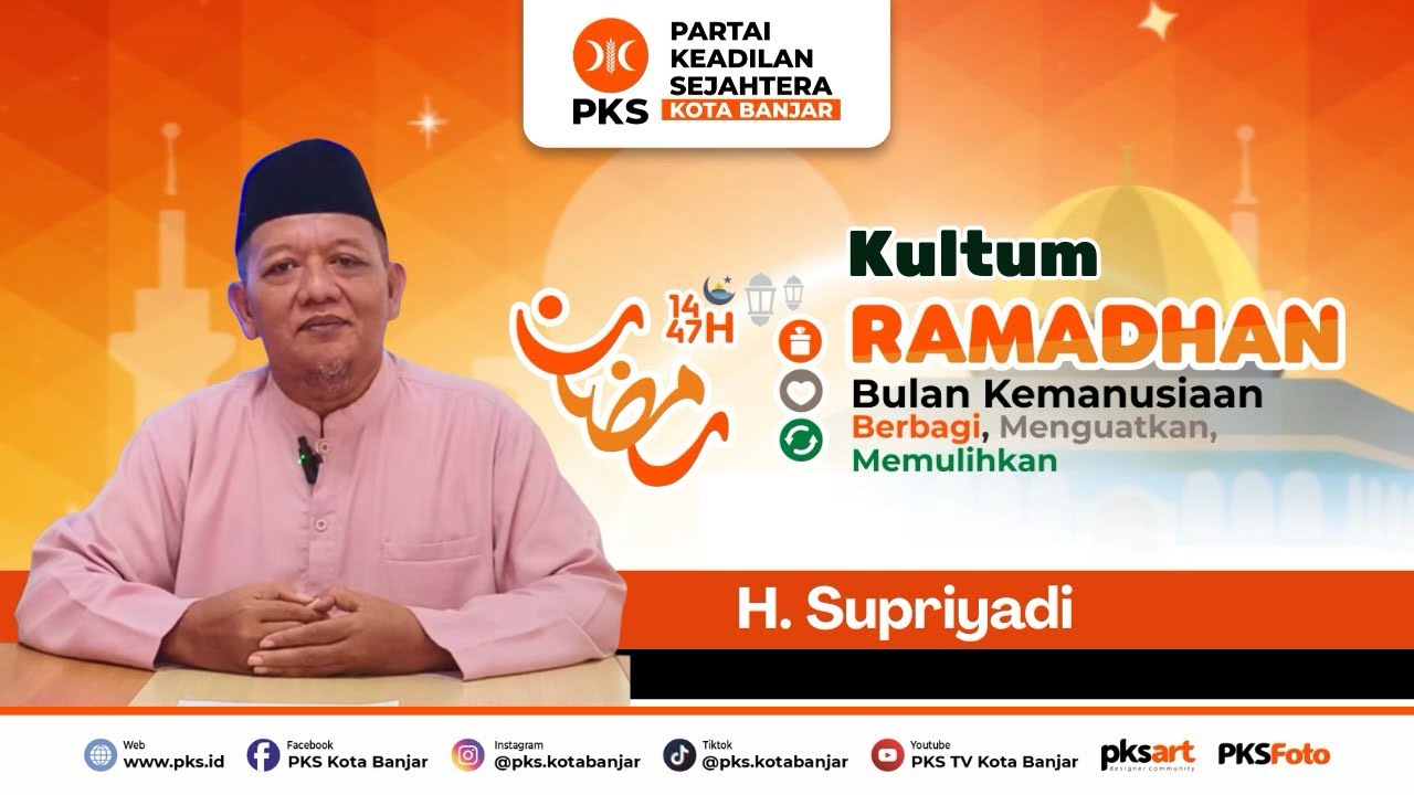 Kultum Ramadhan 1447 H | Syarat dan Rukun Puasa | H. Supriyadi 