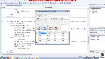 Tutorial VB.net : Proses Simpan, Edit dan Hapus part4