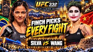 Information FINCH'S MOST CONFIDENT UFC 332 SILVA VS WANG PICKS Guide