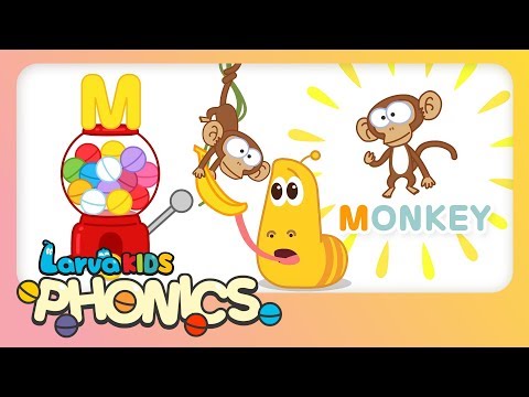 Phonics Alphabet - Episode &amp;#<strong>39</strong>;M&amp;#<strong>39</strong>; | Alphabet Play | Kids English <strong>Study</strong> | LarvaKids <strong>Study</strong> | KIDS