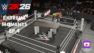 WWE 2K26 Extreme Moments Ep.4 (Crazy Ragdoll Physics)