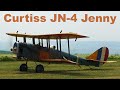 Curtiss JN-4 Jenny | scale RC biplane | 4K | Halenkovice 2021