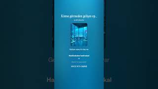 Kimse görmeden gelişen epey bi olay var