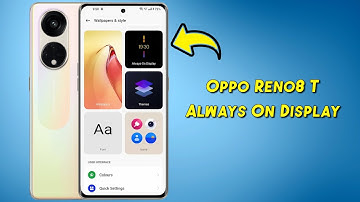 OPPO Reno8 T Always On Display (AOD) l How to Enable Always On Display (AOD) on OPPO ColorOS 13