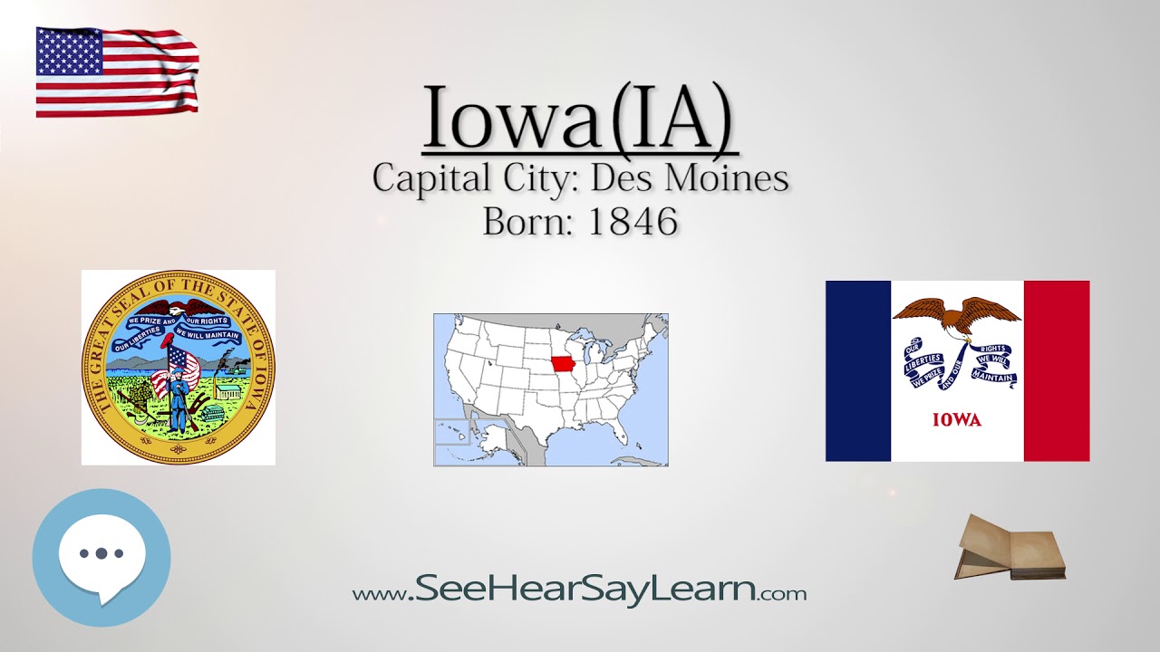 Iowa   The 29Th President Of America | Eyntk  About The States \U0026 Territories ❤️🌎🔊✅