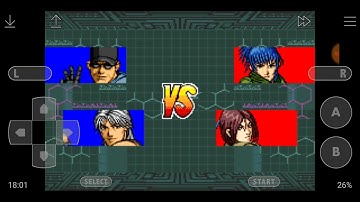 King of Fighters EX NeoBlood - Clark/Jhun vs Leona/Whip