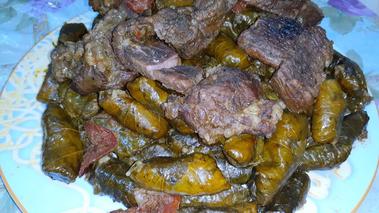 محشي ورق العنب👍 لأول مره بطريقه مختلفه