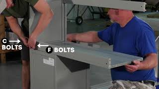 Flynn Youth Loft Bed: Desk Assembly Instructions