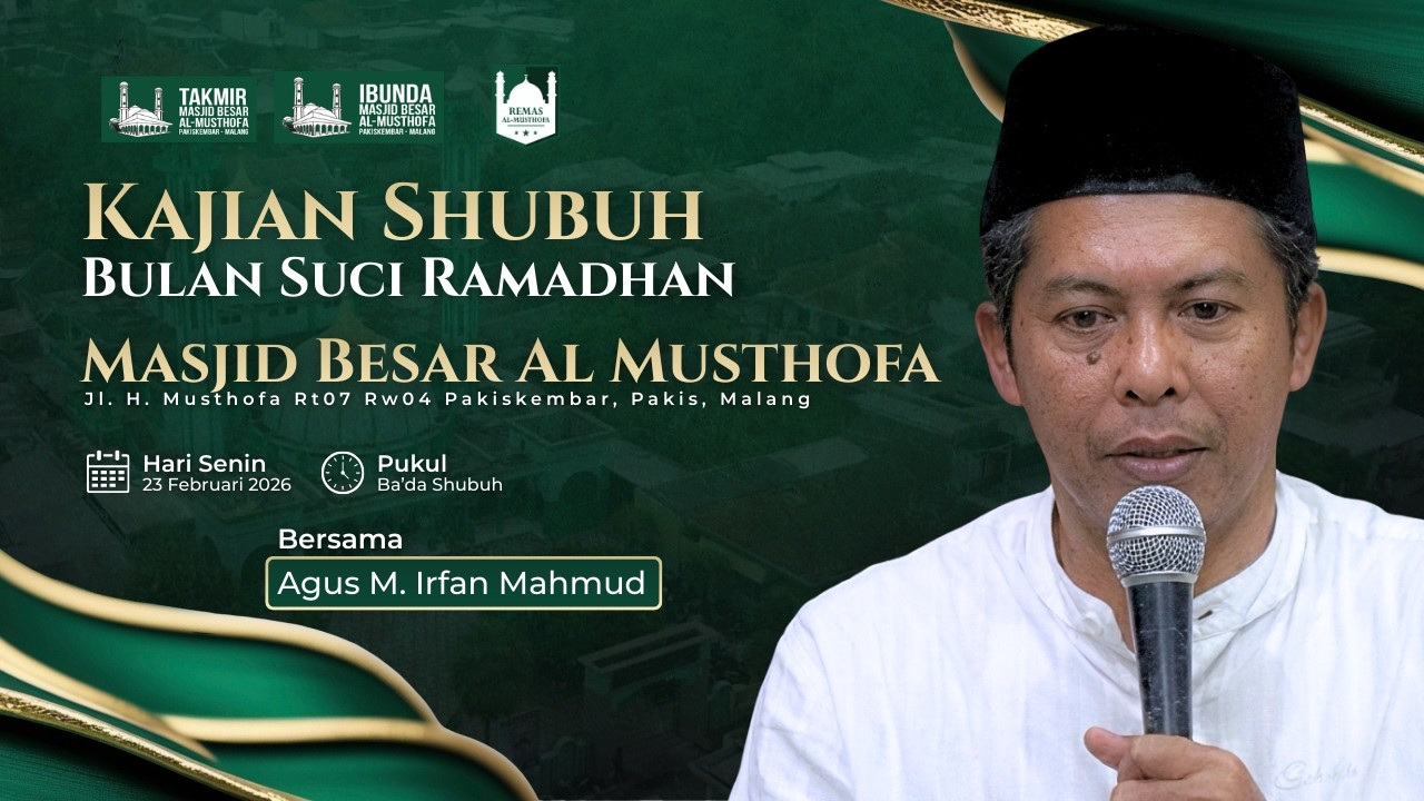 🔴 LIVE - KAJIAN SHUBUH : AGUS M. IRFAN MAHMUD | SENIN, 23 FEBRUARI 2026