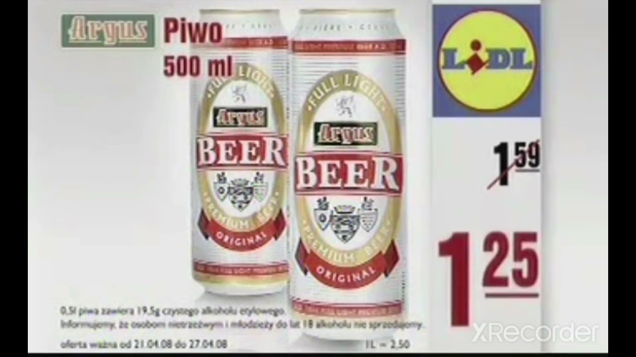 Reklama Lidla z 2008 Roku