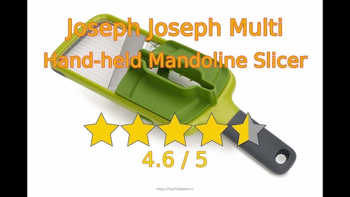 Joseph Joseph Go-to Gadgets 2-Piece Food Preparation Set with Hand Held  Mandoline & Grater