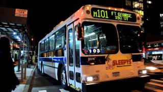 MaBSTOA Bus: Fort George Bound D60HF [#5515] M101 at 3rd Ave & E. 14th St